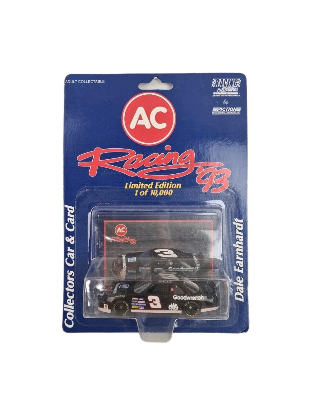 Action 1:64 AC Racing 93 Goodwrench #3 Dale Earnhardt Nascar Diecast 96387